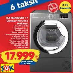 HOOVER ÇAMAŞIR KURUTMA MAKİNESİ